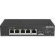 DS-3T1306P-SI/HS 5/4 PoE switch, 4x PoE 10/100Mbps, 1x combo 1Gbps port, WEB manag.