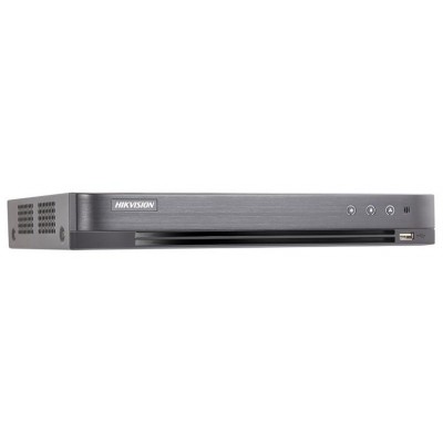 iDS-7204HUHI-M1/X/4A+4/1ALM 4CH, ALL hybrid, AcuSense, 8 Mpx, 1xHDD, H.265+, BNC, alarm