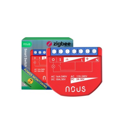 Module NOUS B2Z ZigBee 1Ch relé pod vypínač s měřením