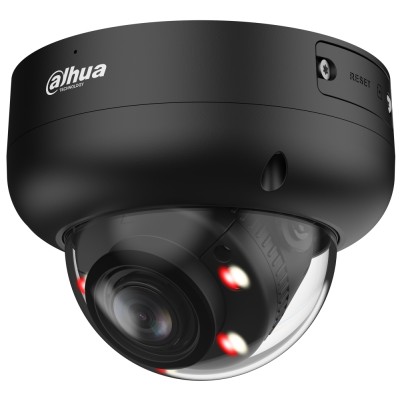 IPC-HDBW3649R-ZAS-IL-B - 2,7-13,5 mm černá 6Mpix Smart Dual 50m IR, 50 m bílé LED, AI, SMD4.0, zastrašení,