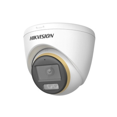 DS-2CE72DF3T-LFS - (2.8mm) 2 Mpx, 4v1 dome ball kamera, f2.8mm, ColorVu, IR/LED bílé světlo 40m