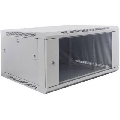 WM.6618.703 nástěnný, složený, 18U, 600 x 600, sklo