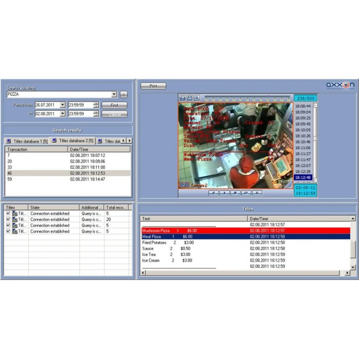 Axxon Intellect Monitoring pravidel silničního provozu, modul AUTO v systému Axxon Intellect