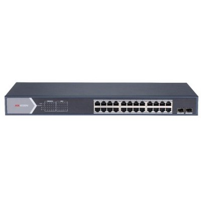 DS-3E1526P-SI 26/24 PoE switch, 24x PoE 1Gbps, 2x SFP, web manag., max.370W