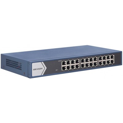 DS-3E1524-EI 24x LAN switch, 1 Gbps, manag., kovové provedení