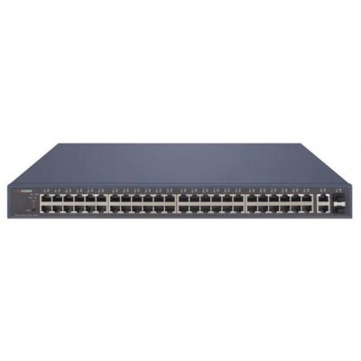 DS-3E1552P-SI 50/48 PoE switch, 48x PoE 1Gbps, 2x uplink 1Gbps, 2x SFP,web manag., max.470W